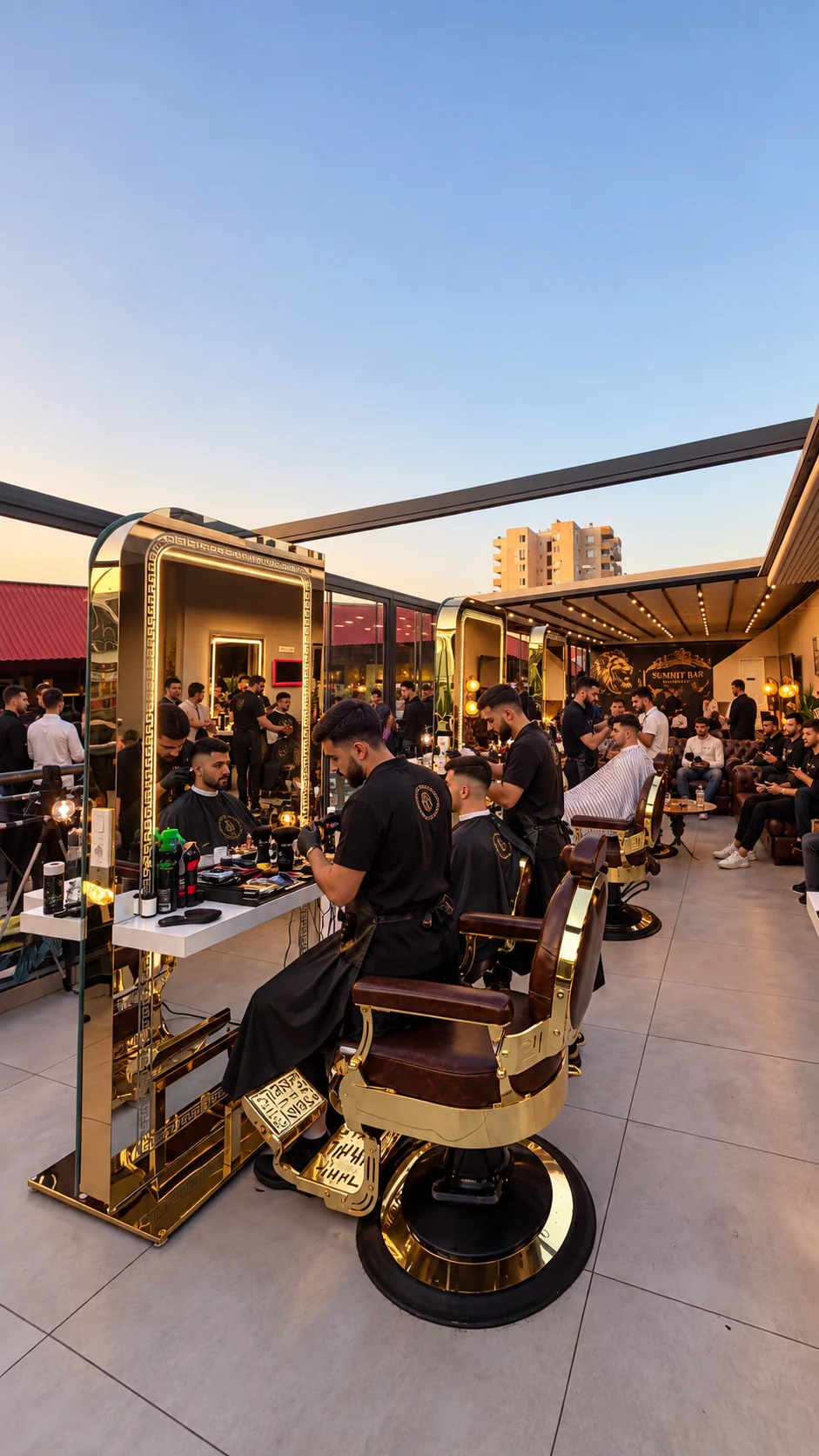 Mehmet Bakırcı Barber’s Club premium salon görünümü